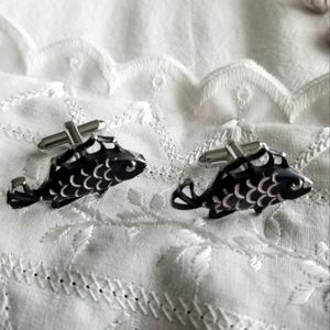 Vintage MCM Novelty Fish Cufflinks